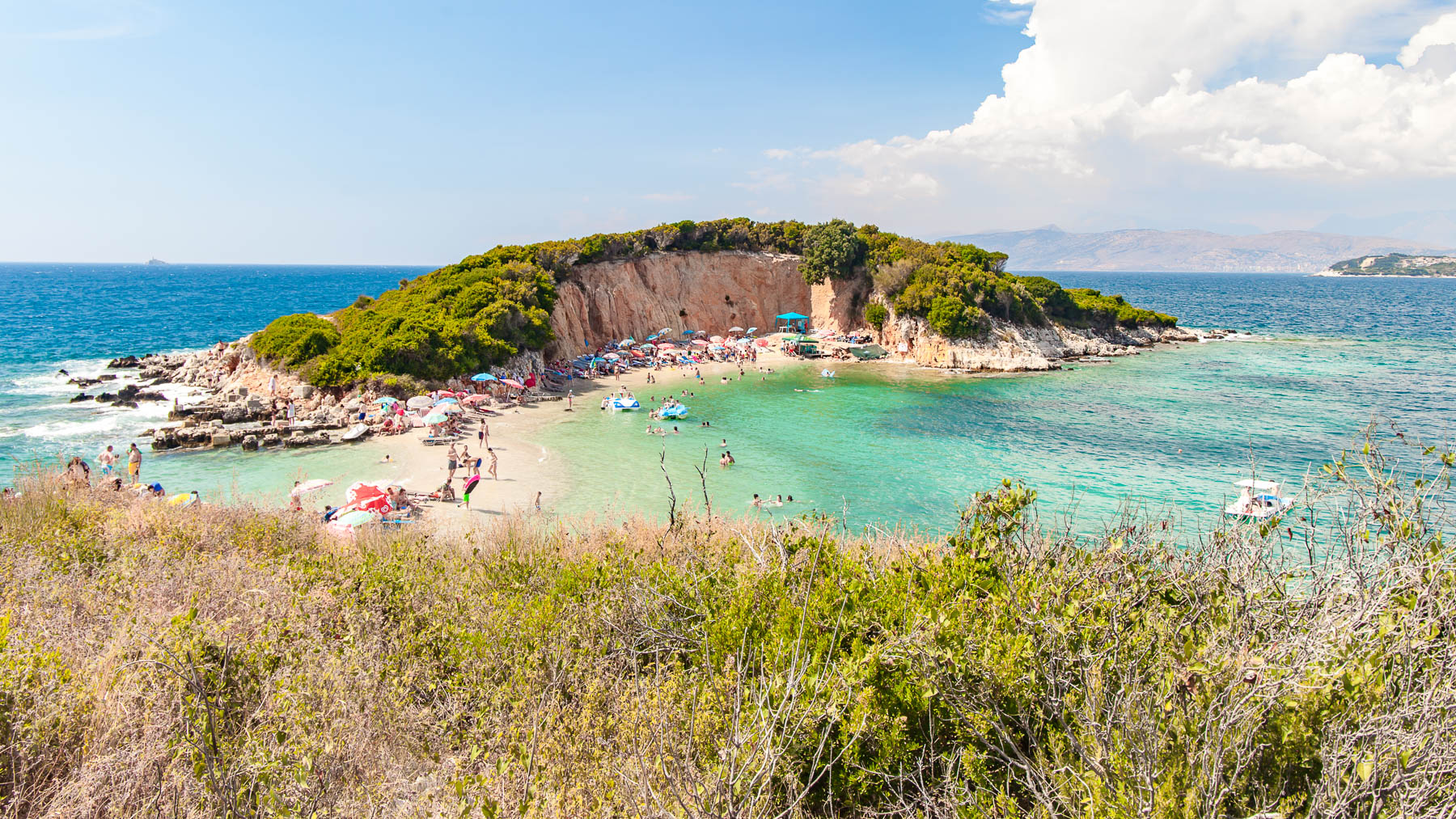 Ksamil, on the Albanian Riviera