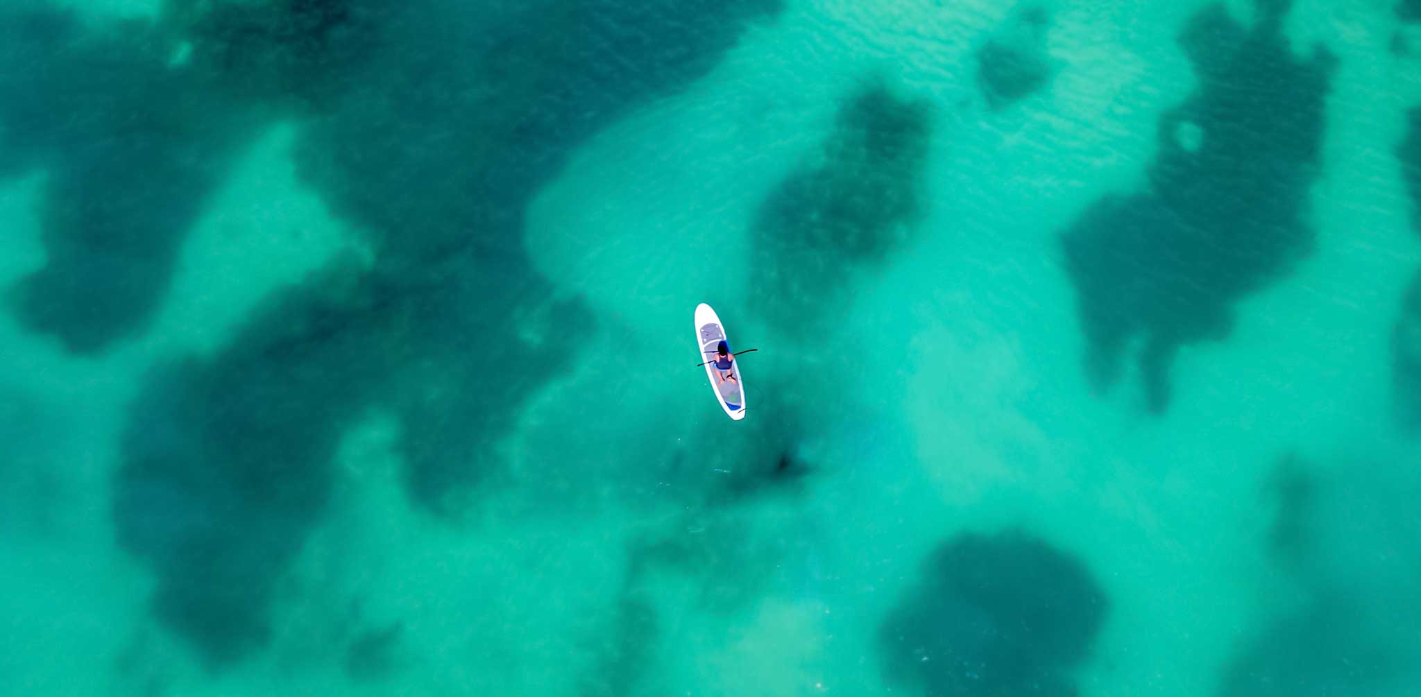 SUP on the still waters in Aruba