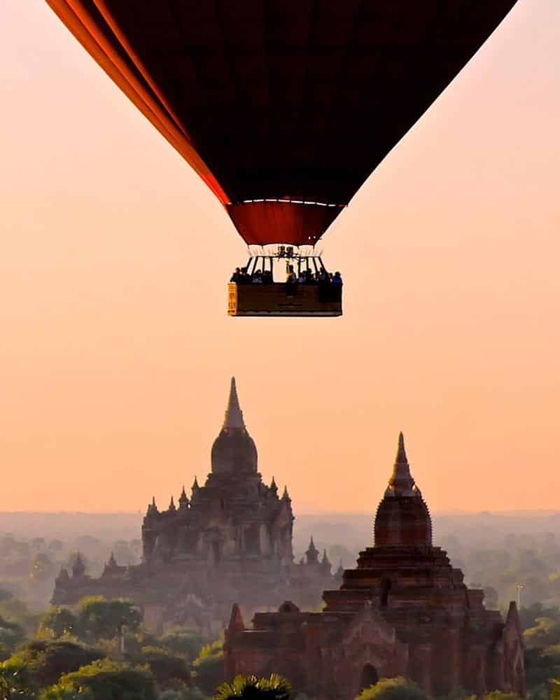 Sunrise in Bagan Myanmar