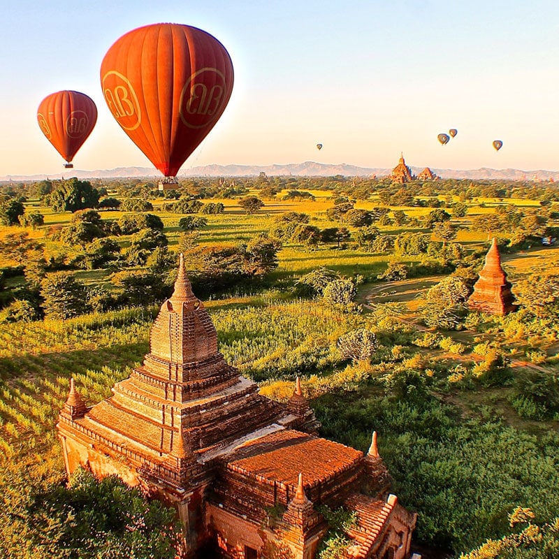 Balloons over Bagan Photos