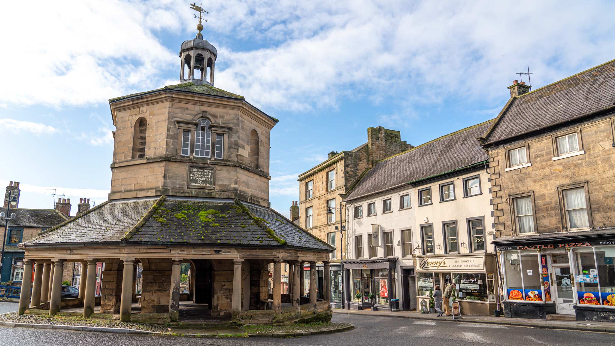 The market town of Barnard Castle