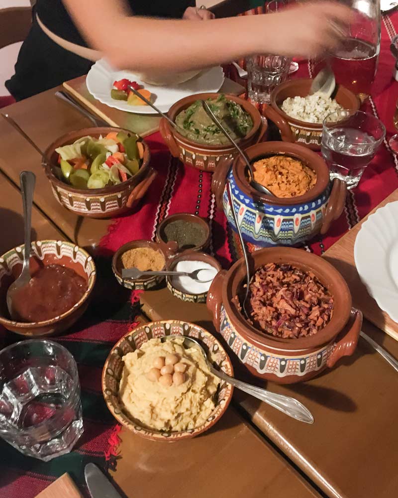 Mezze night at Bansko Snomads