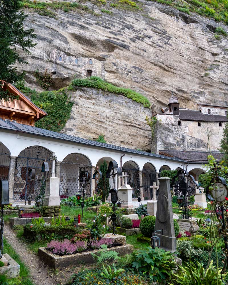 The fascinating Cemetery in central Salzburg