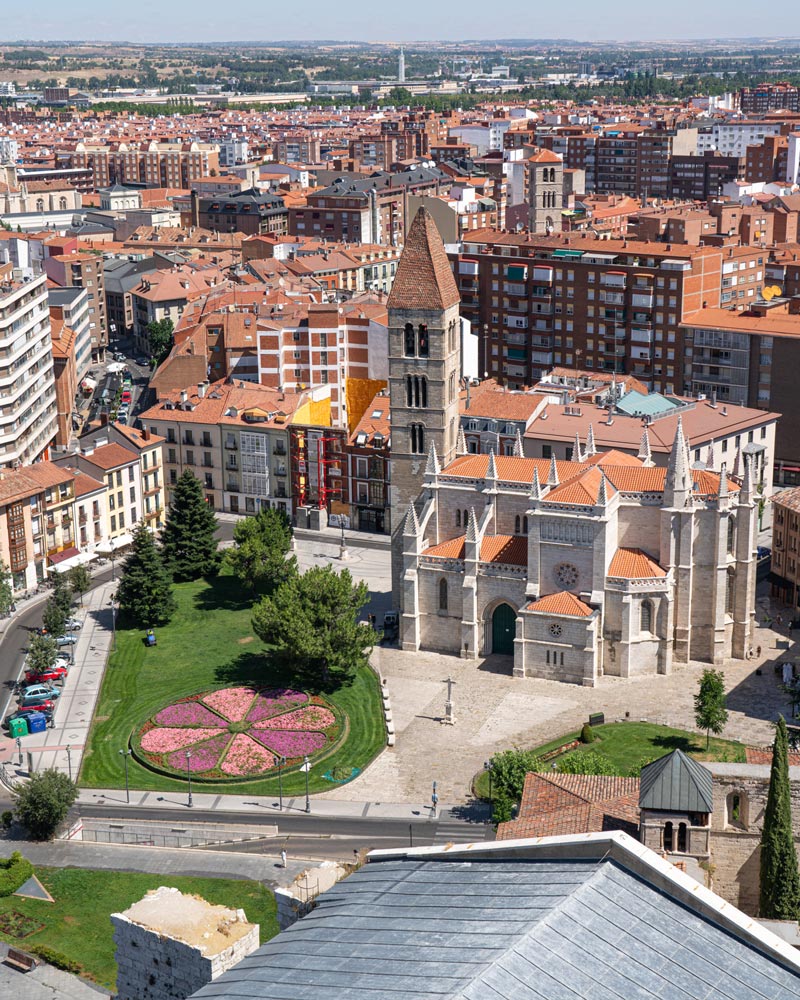 Overlooking the church from the Cathedral Tower