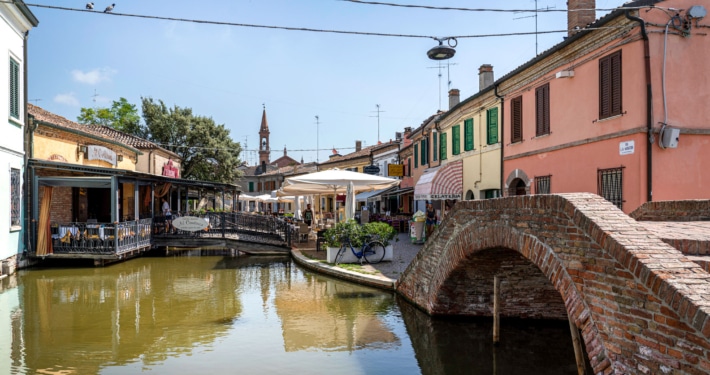 Comacchio is one of Emilia Romagna's prettiest coastal towns