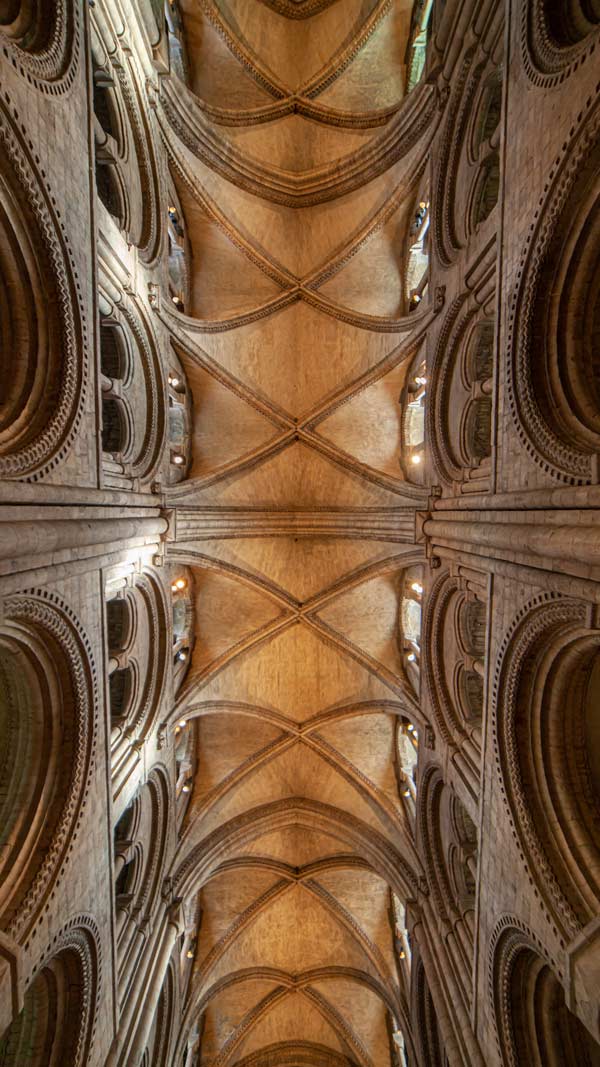 The roof of Durham Cathedral