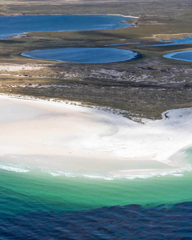 Another untouched beach, devoid of any human footsteps