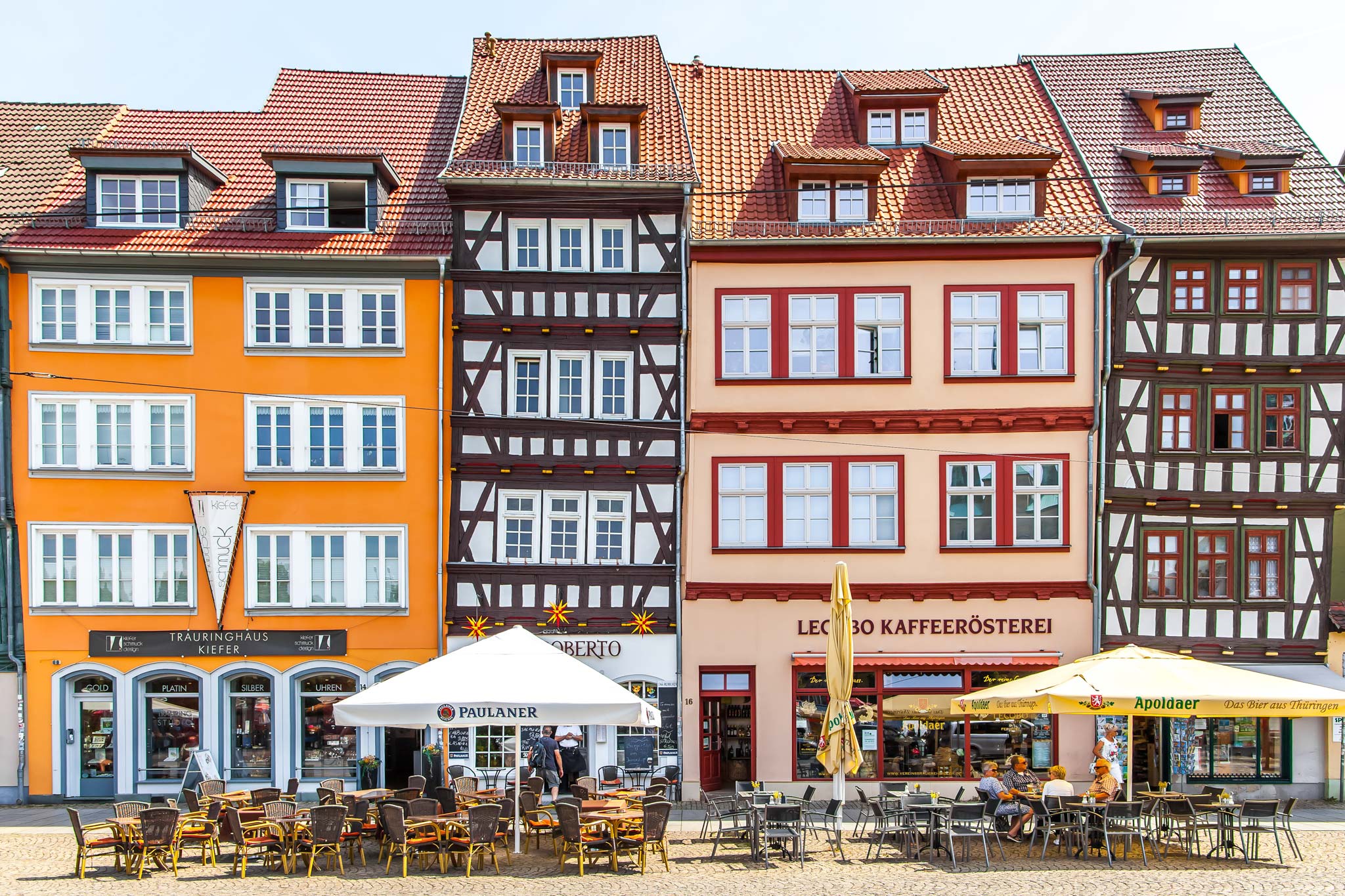 Houses in Erfurt Thuringia