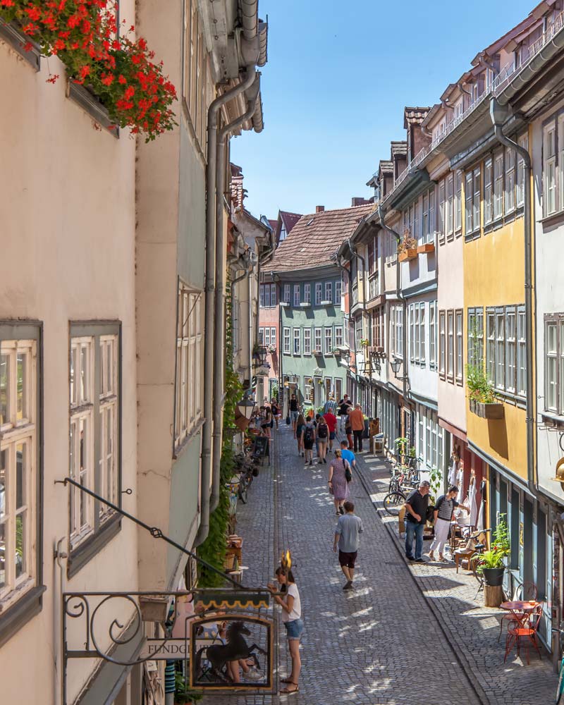 Main bridge Erfurt Thuringia