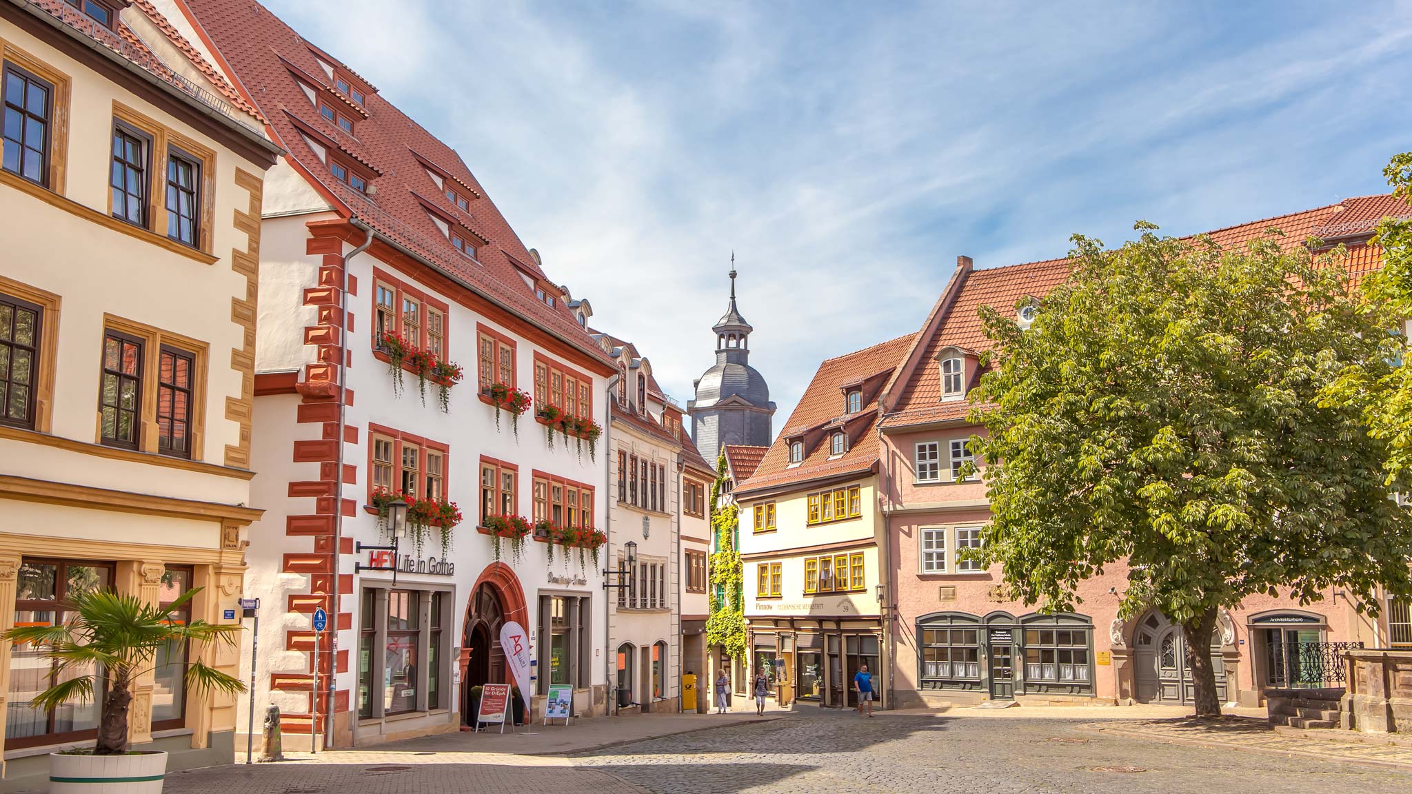 Square in Gotha Thuringia