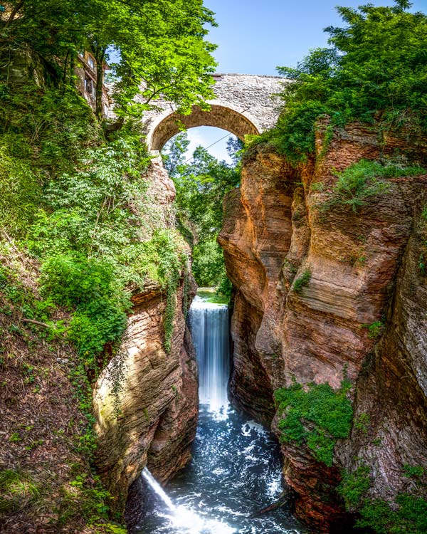 Trento waterfall