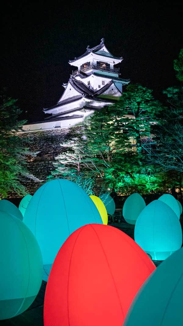 Kochi Castle Illuminated at teamLab