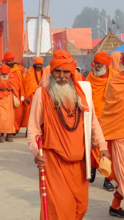 Pilgrims at Kumbh Mela