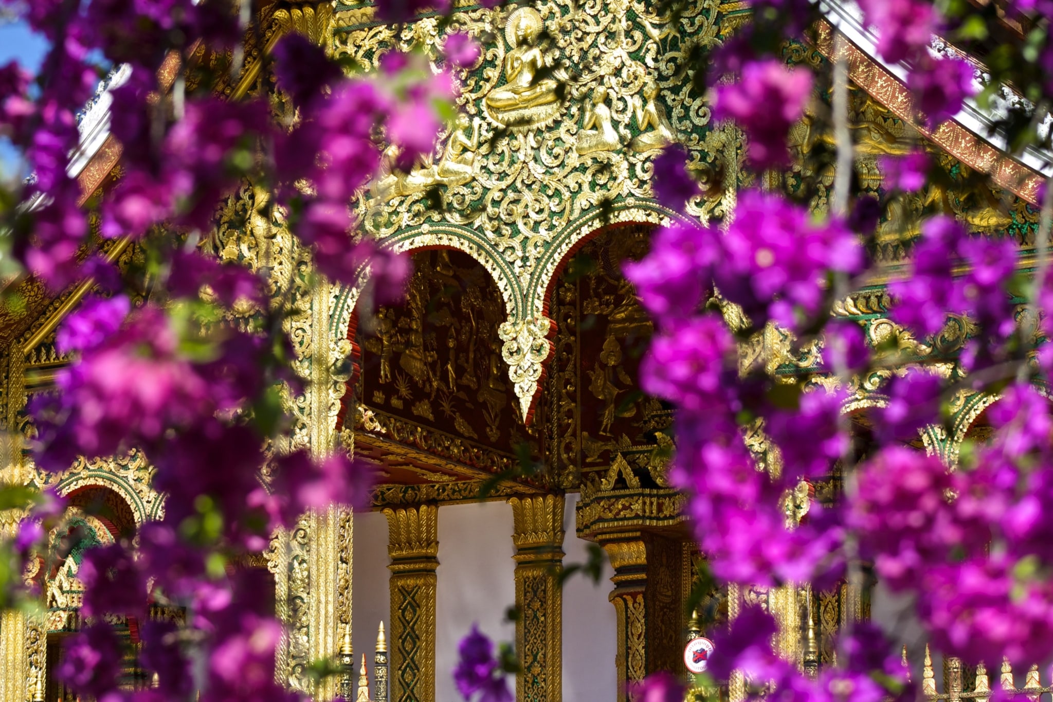 Laos Temple Photo