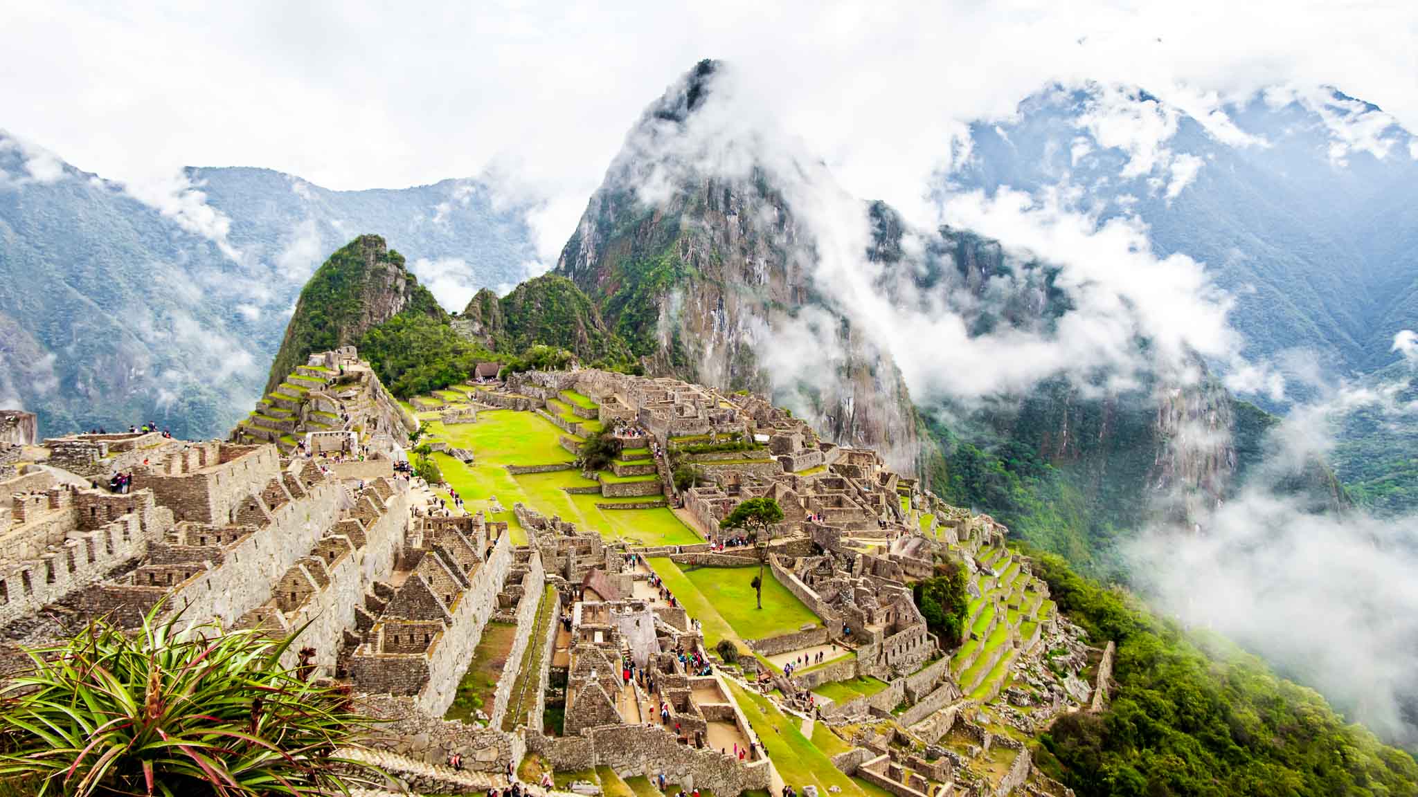 Machu Picchu seen from above