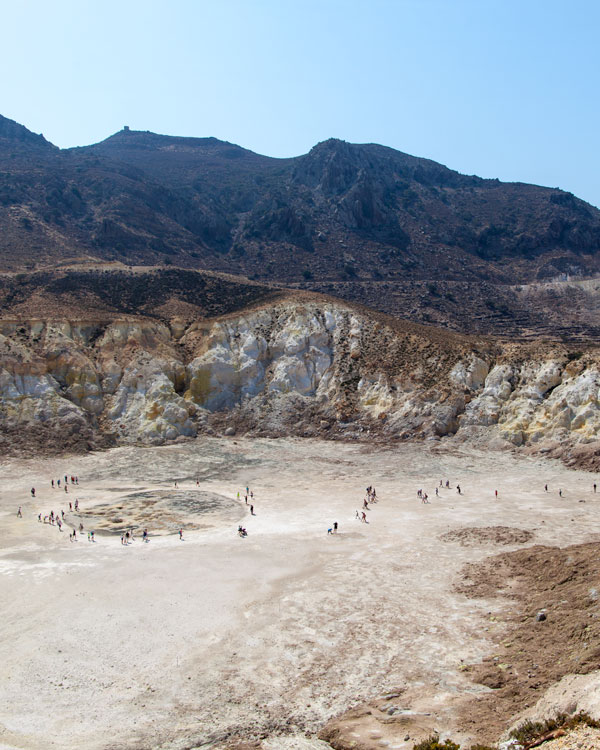 Nisyros Volcano Crater