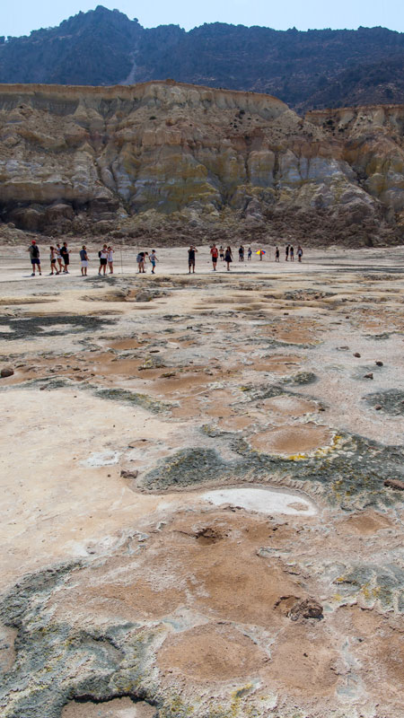 Nisyros Volcano Crater