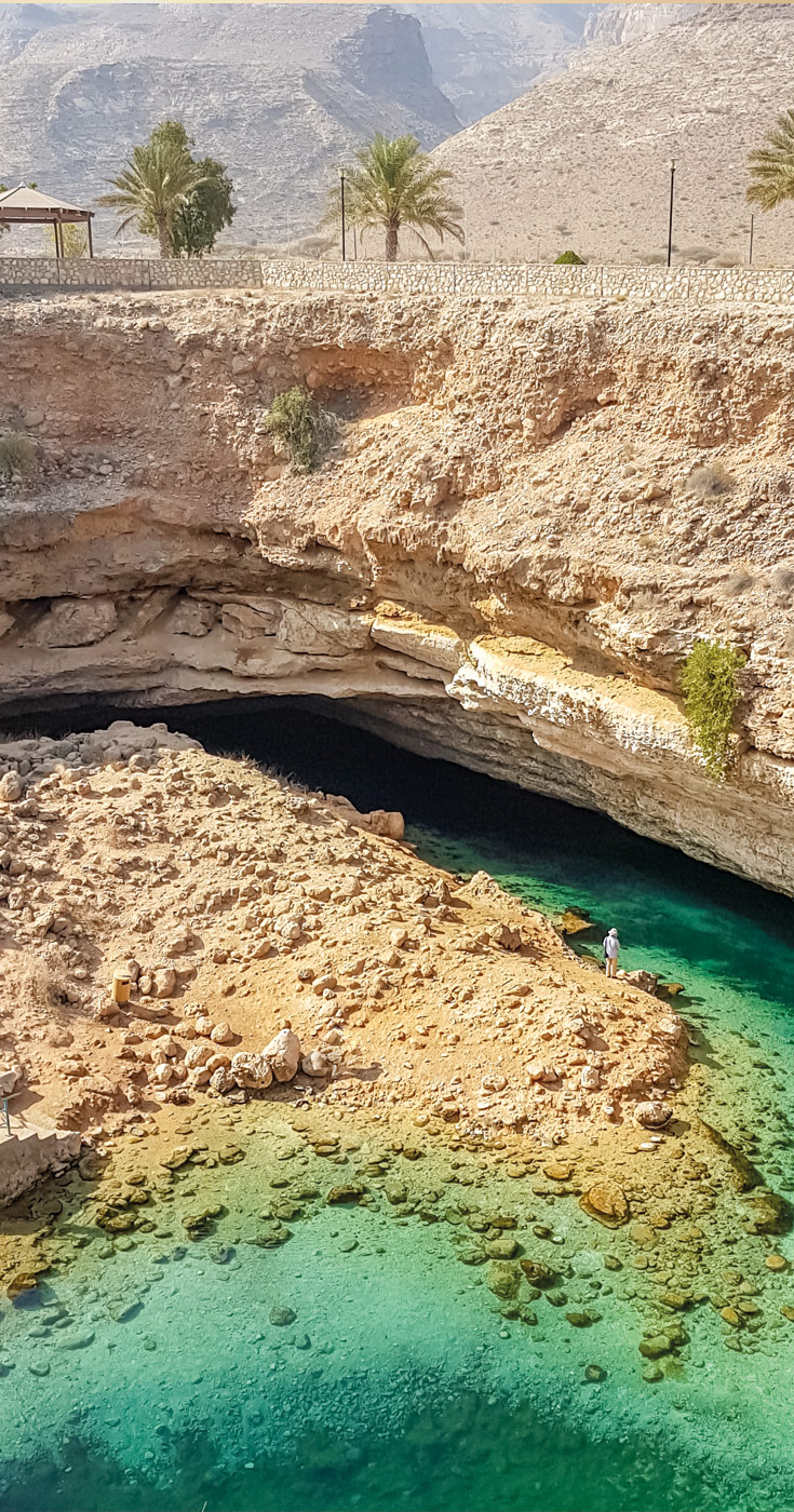 Oman Bema Sinkhole Travel Video