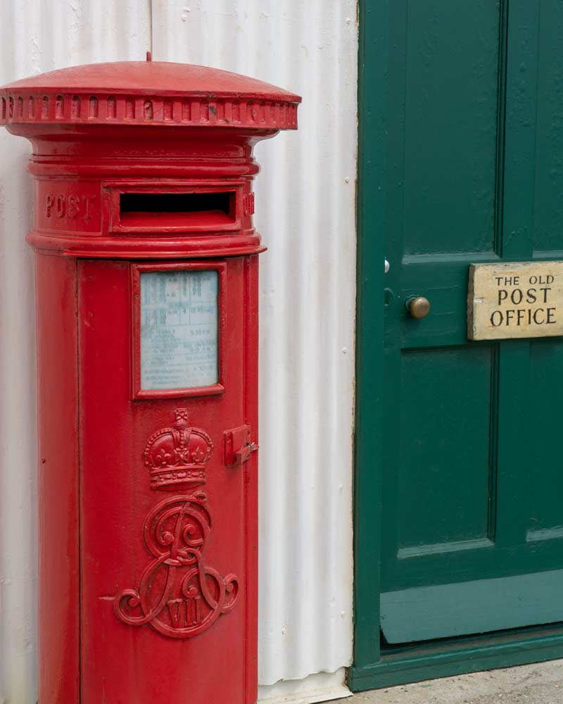 An old post-box in a village of around 20 people