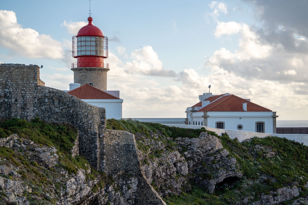 The clifftop lighthouse of Cabo de São Vicente