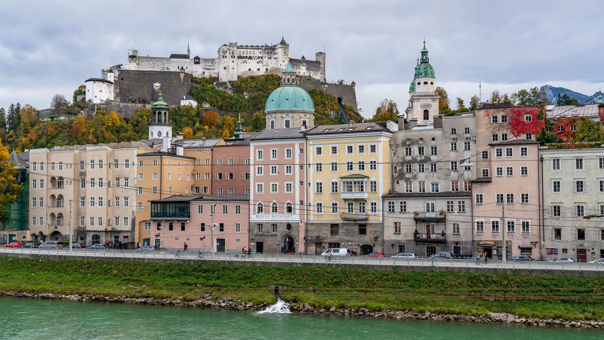 The Fortress dominates Salzburg's centre