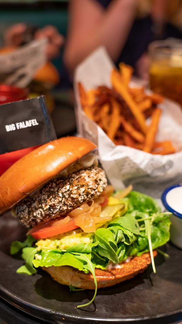 Vegetarian burger restaurant in Salzburg