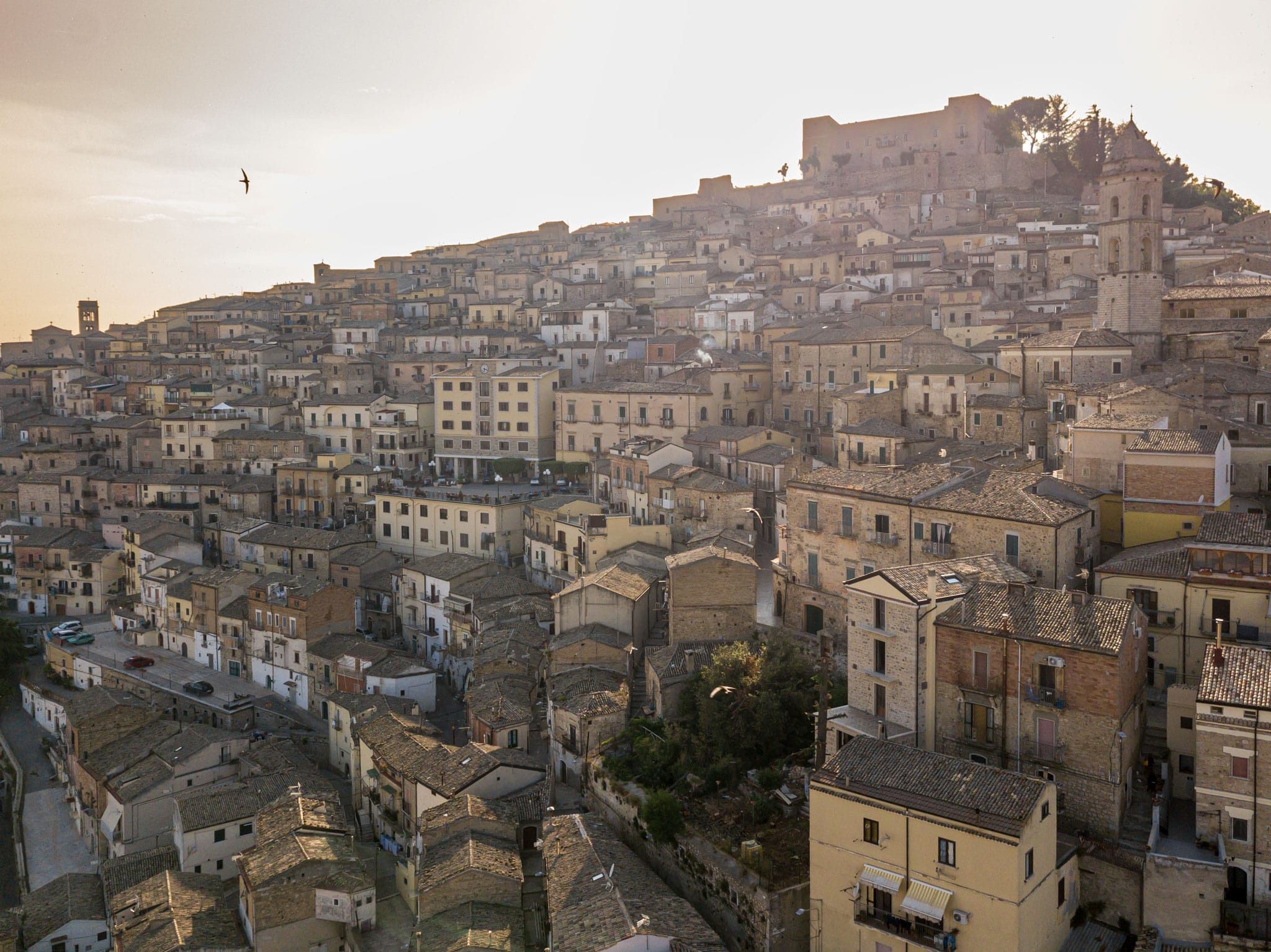 Sant'Agata di Puglia, a hill top town in Foggia