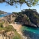 The coastline of Tossa de Mar