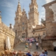 The impressive Santiago do Compostela Cathedral