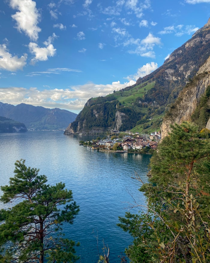 Lake in switzerland