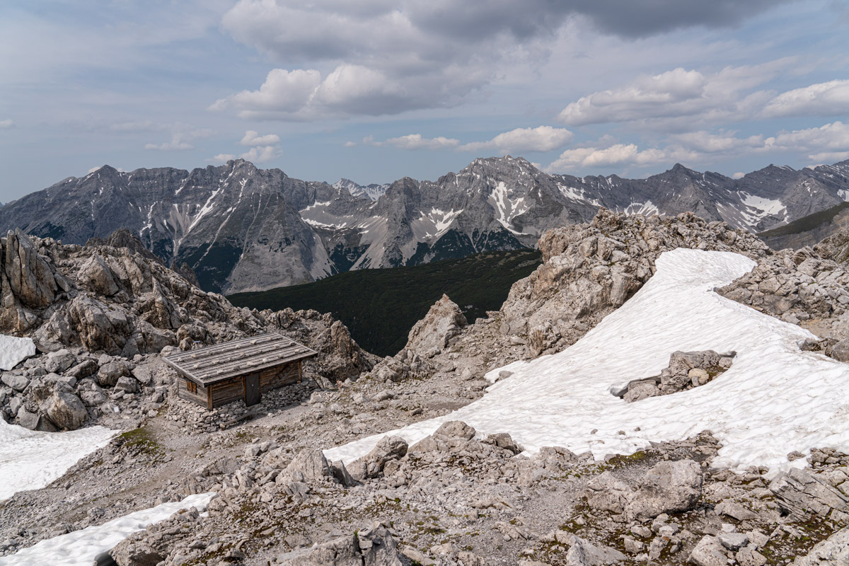 The Nordkette landscape feels a world away from Innsbruck's Old Town