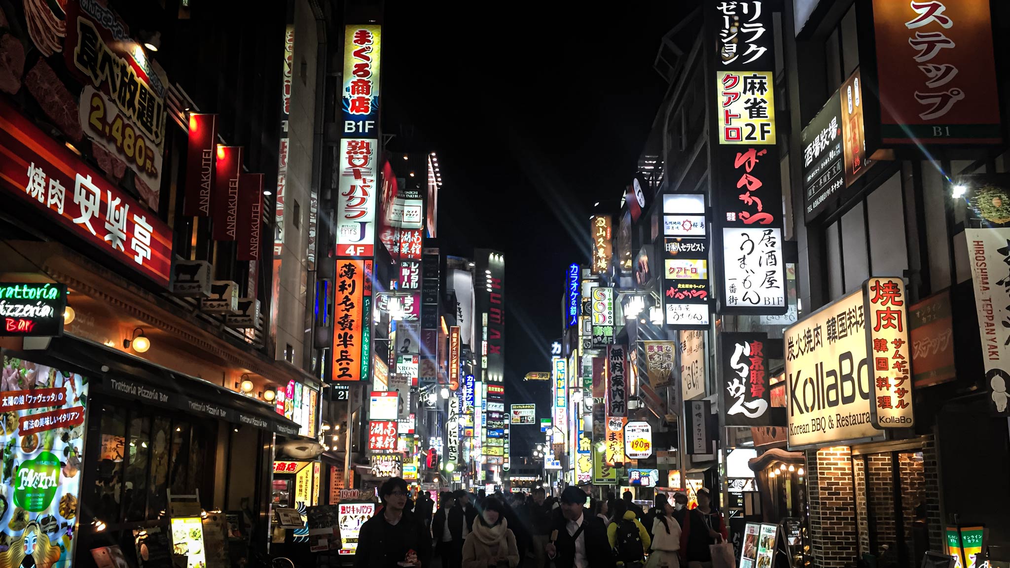 Exploring the bright lights of Tokyo