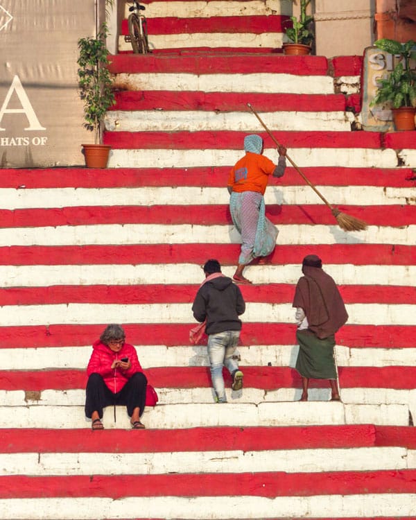 Varanasi Ghat Stairs