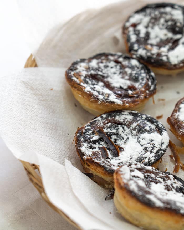 Pastel de Nata with a cherry twist